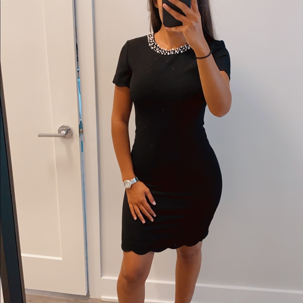 💗KARL LAGERFELD LittleBlackDress - Pearl Neckline